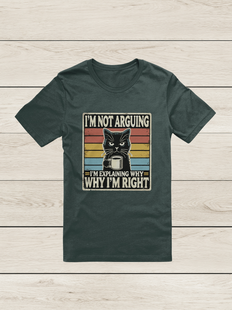 "cat arguing" t-shirt product image (9)