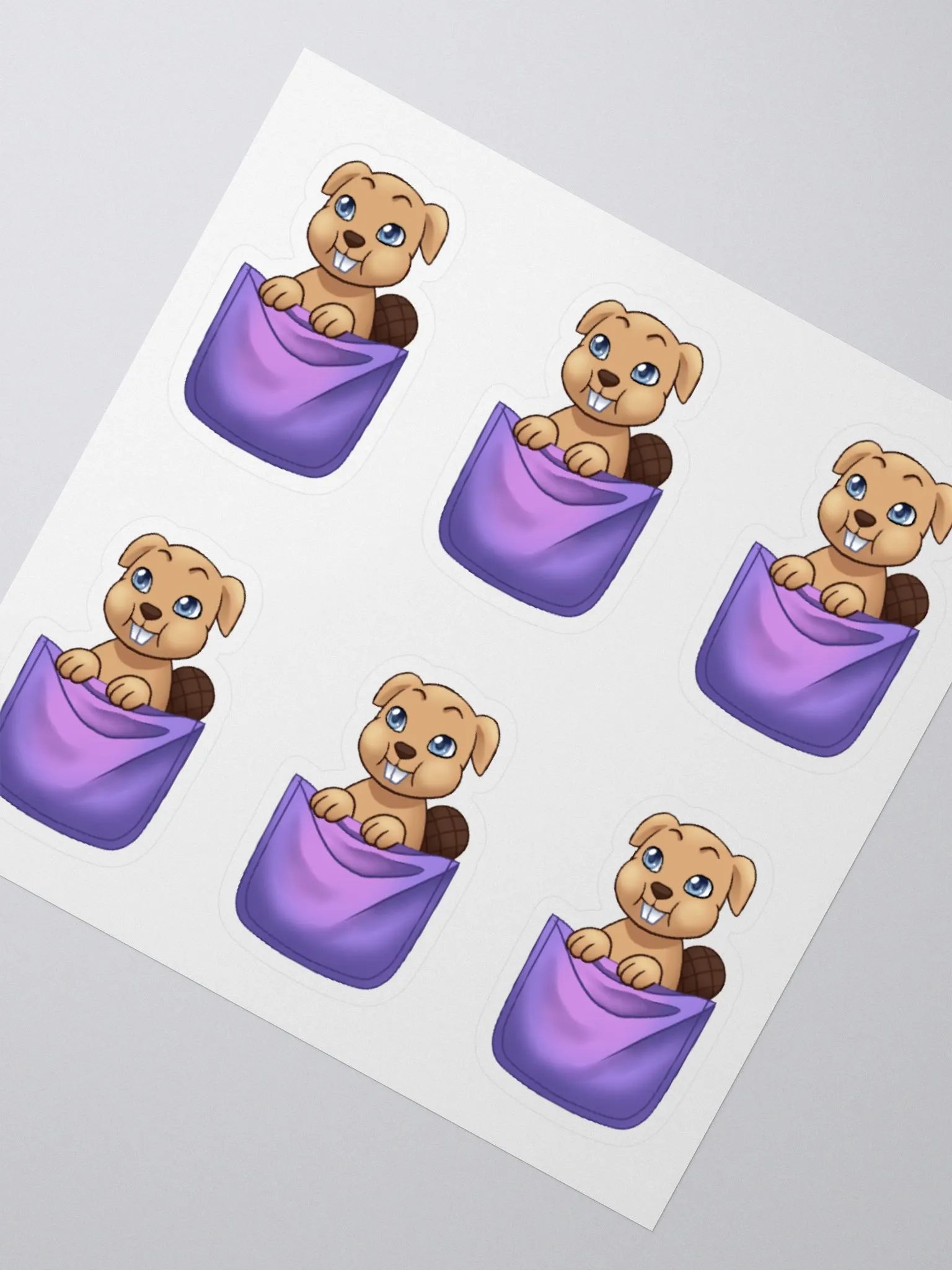 Pocket Beaver Stickers product image (2)