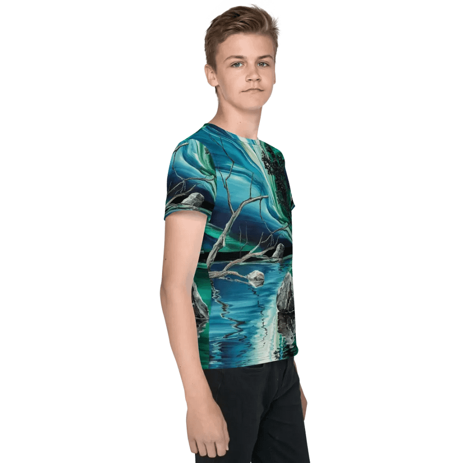 Magic Reflection, Unisex Youth Crew Neck T-Shirt product image (4)