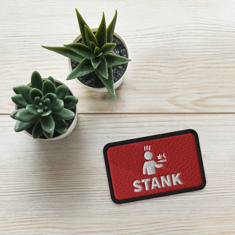 STANK FARM [RED LABEL] Warning Patch product image (4)