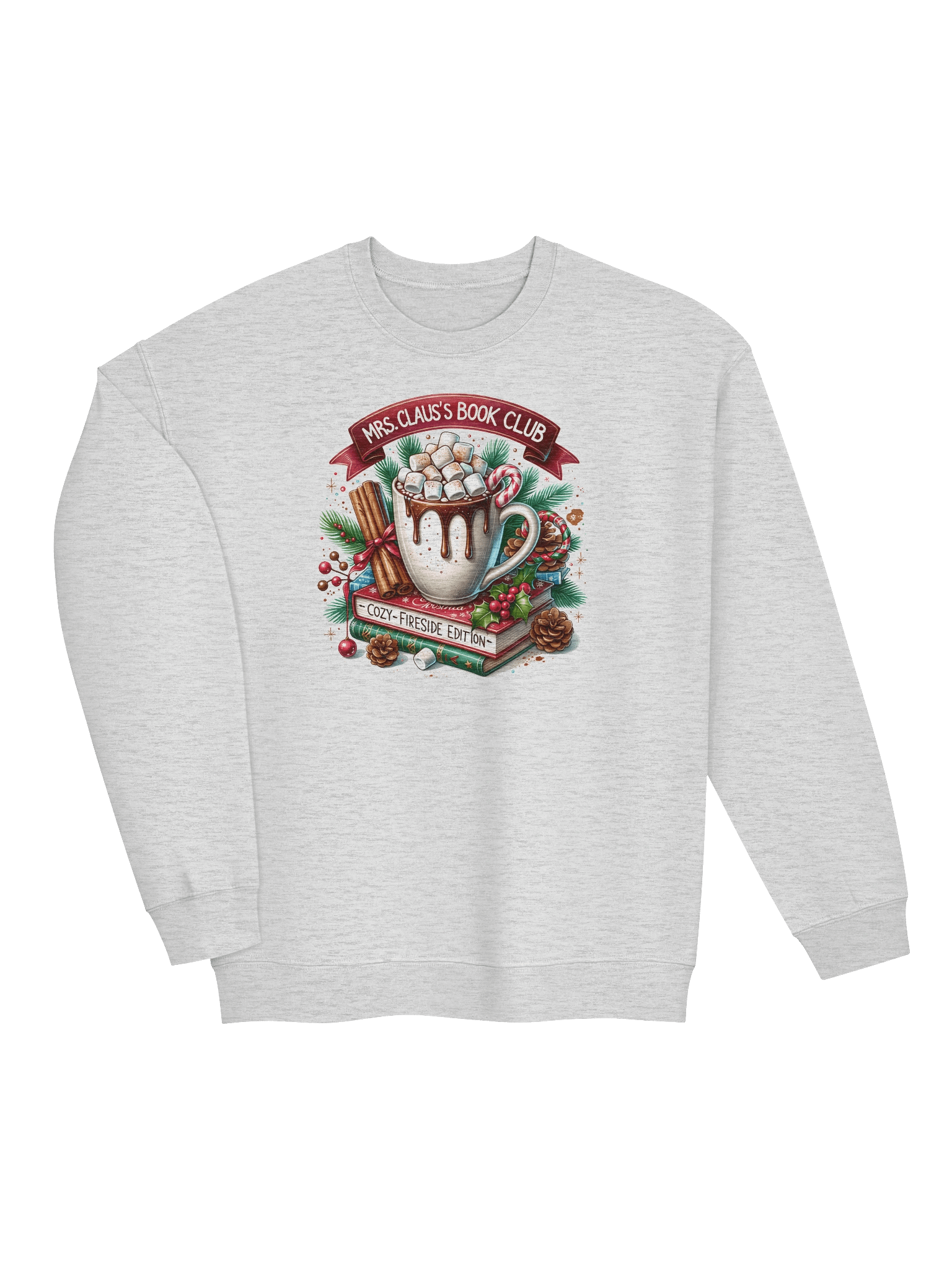Mrs. Claus’s Book Club Crewneck Sweatshirt product image (20)