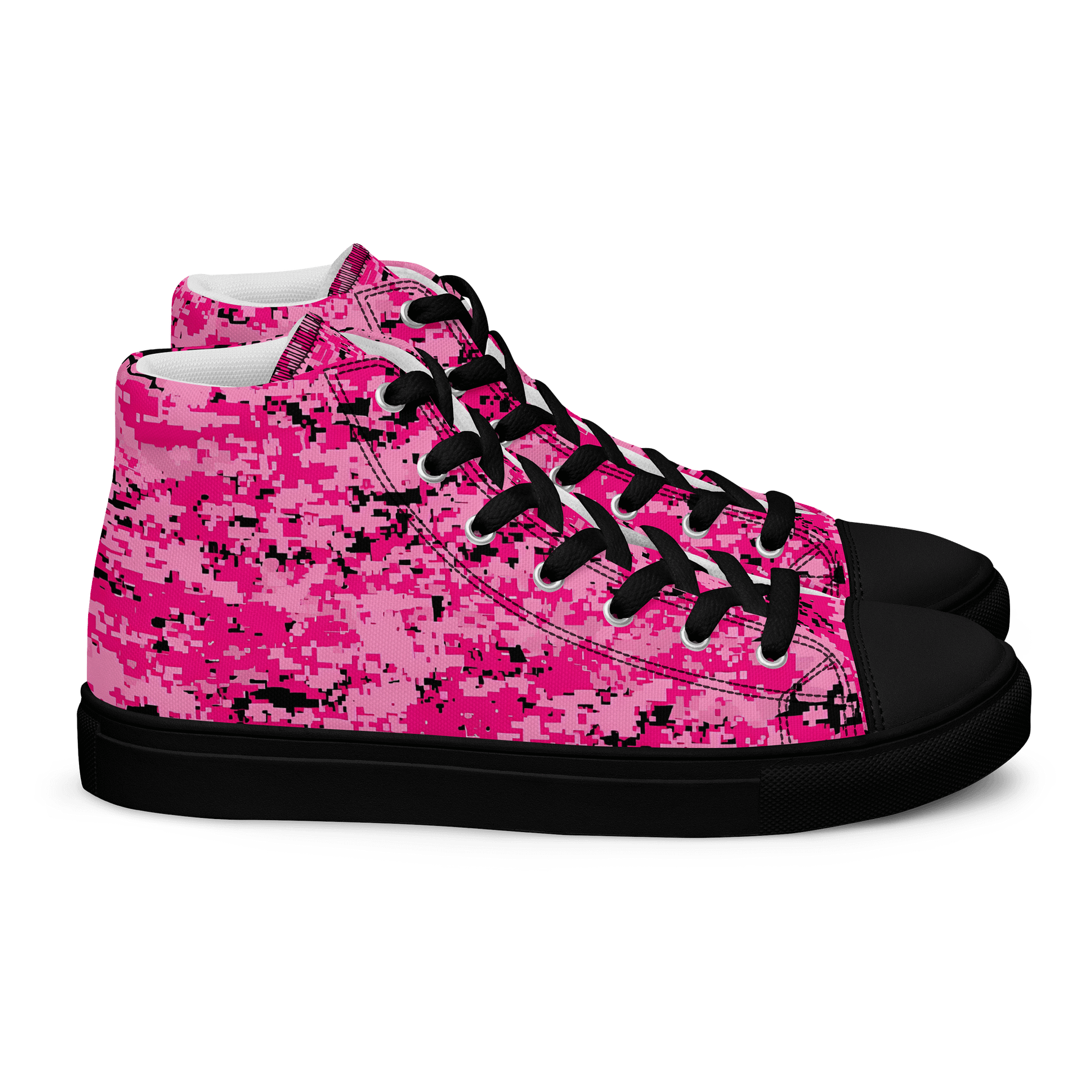 Pink Abstract Bliss High Tops Men's product image (2)