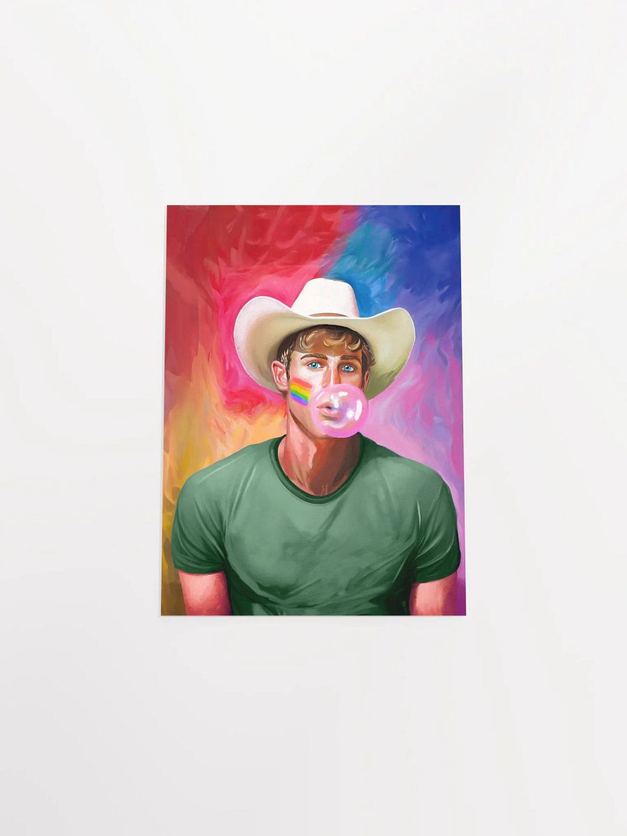 Gay Cowboy Pop Art Matte Poster product image (29)