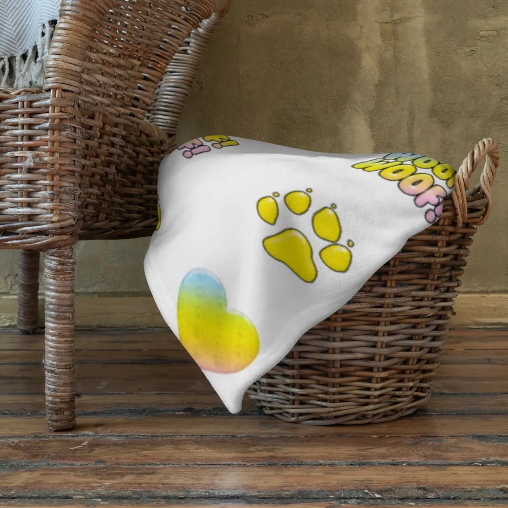 Pup Wrex Emojis - Throw Blanket product image (10)