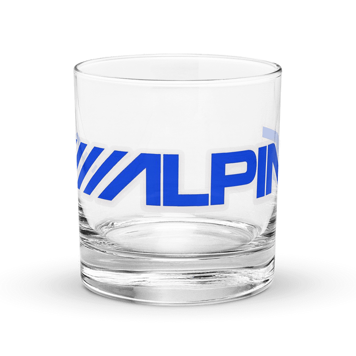 ALPINE LOGO WATER GLASS product image (1)