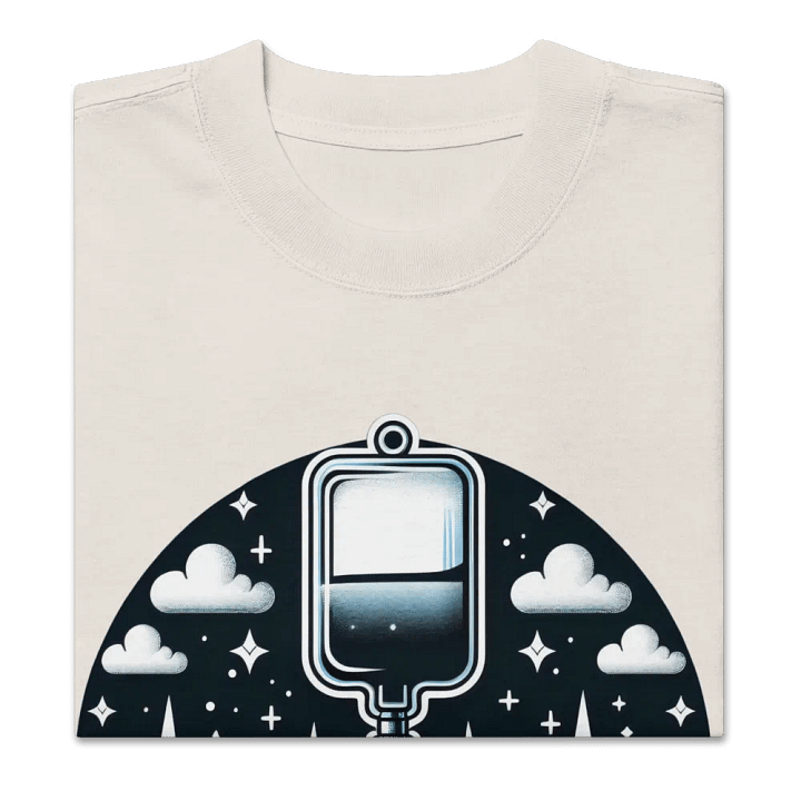 Lifeline EKG Oversized T-Shirt product image (16)