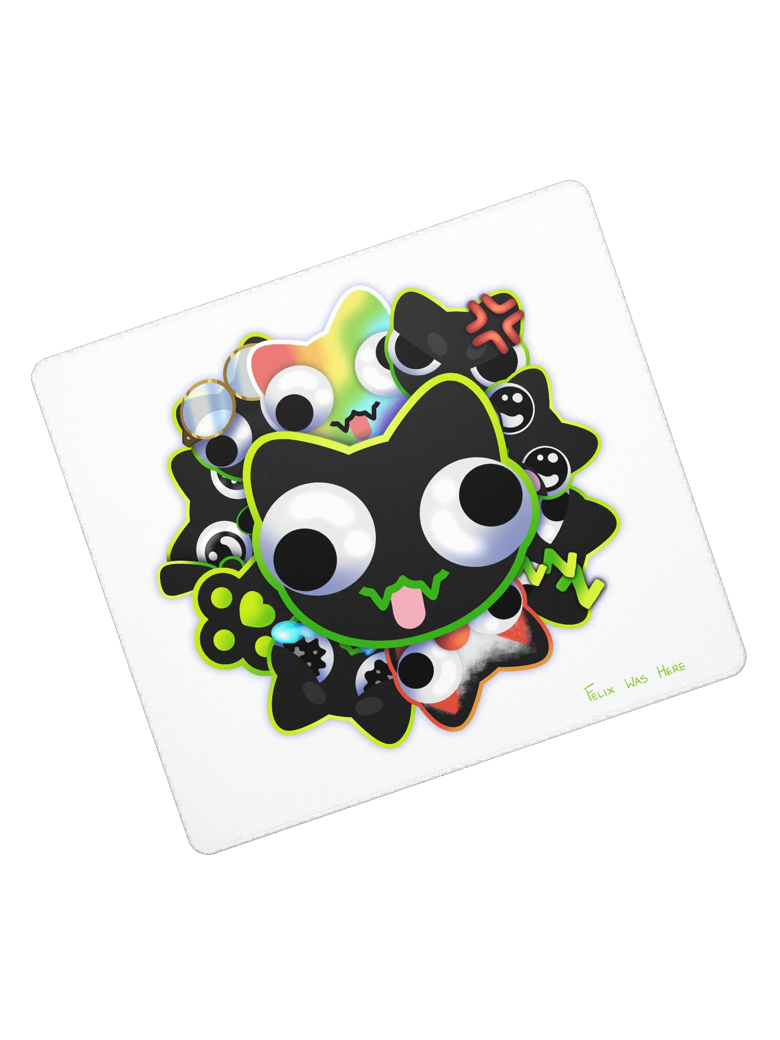 Mousepad Large - DerpBurst on White product image (7)