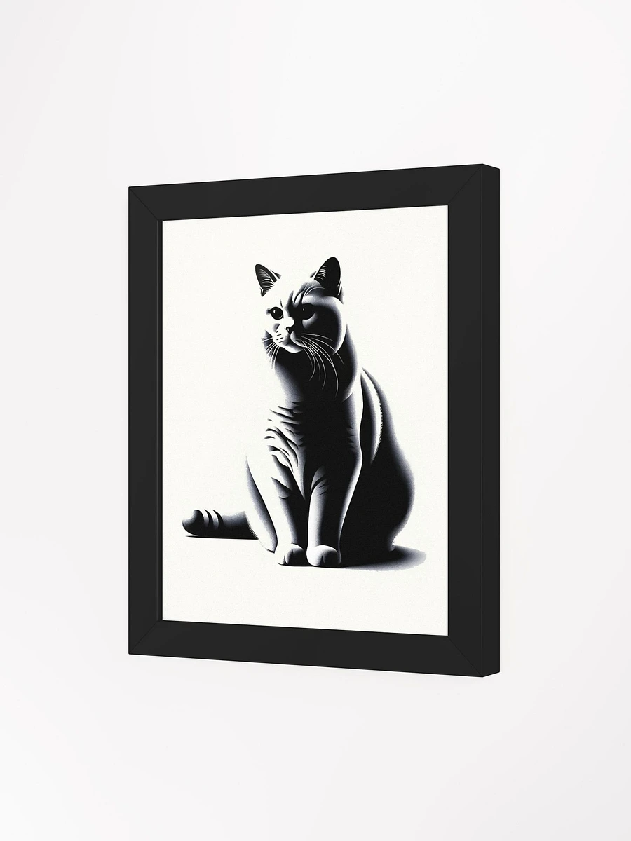 Framed High-Quality Matte Poster (in): American Shorthair product image (89)