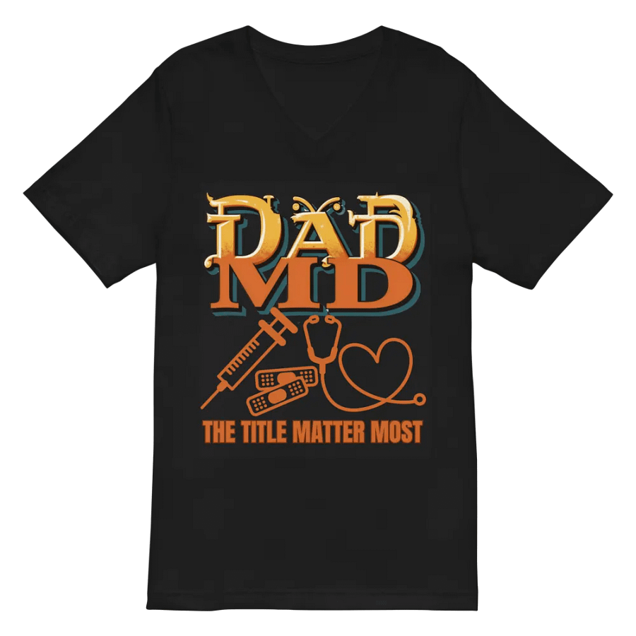 DAD MD Medical Typography T-Shirt product image (3)