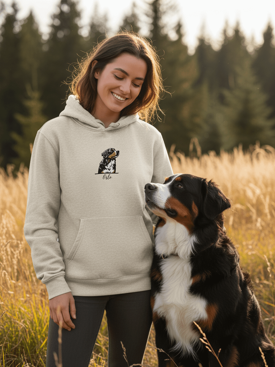 YOUR BEST FRIEND! / HOODIE WITH PERSONALIZED NAME / EMBROIDERED product image (1)