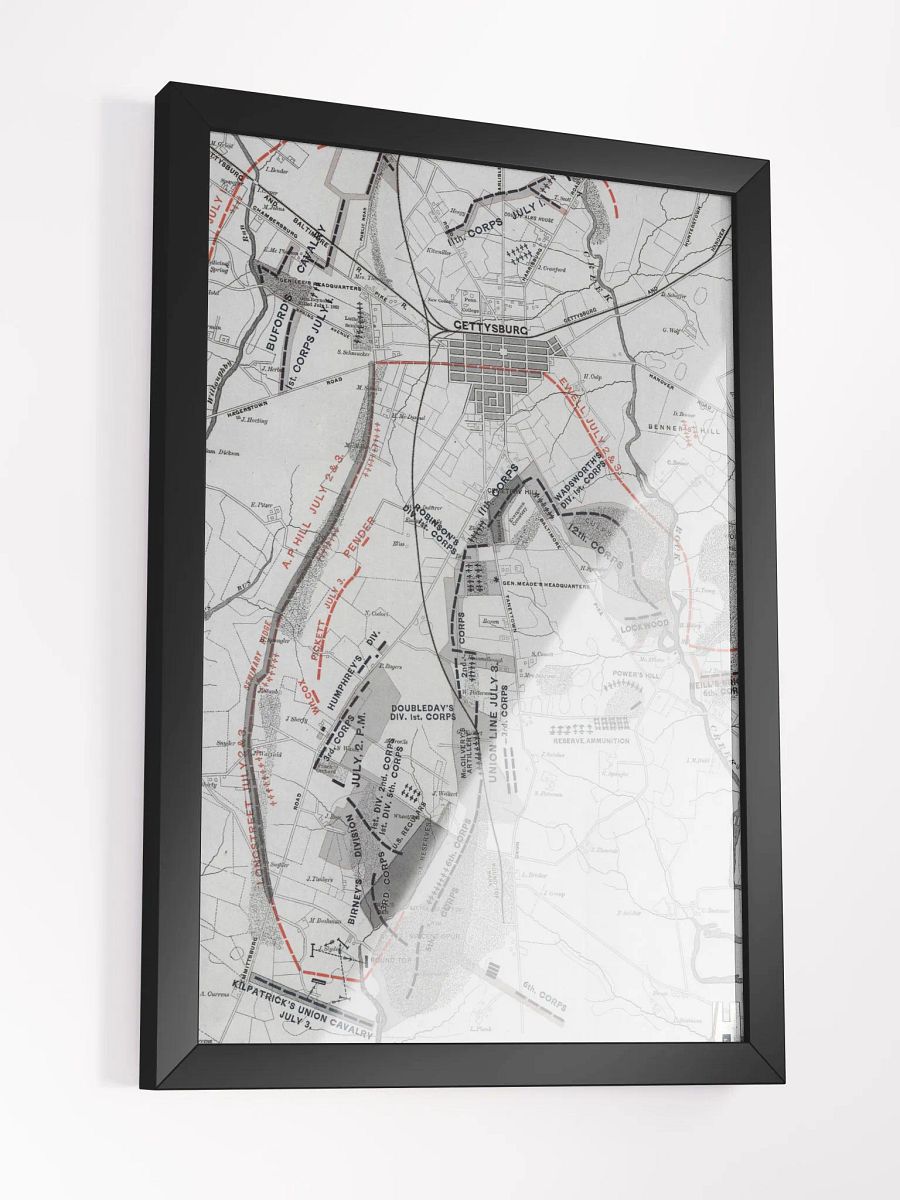 The Fish Hook (Gettysburg) - Framed Poster product image (3)