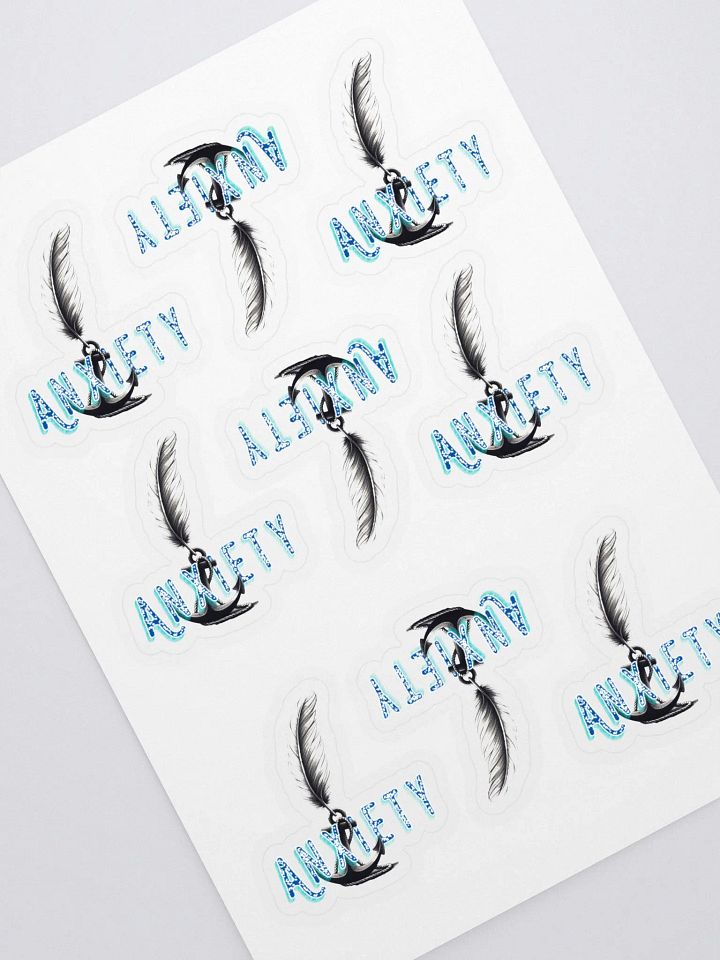Anxiety Kiss Cut Sticker Sheet product image (1)