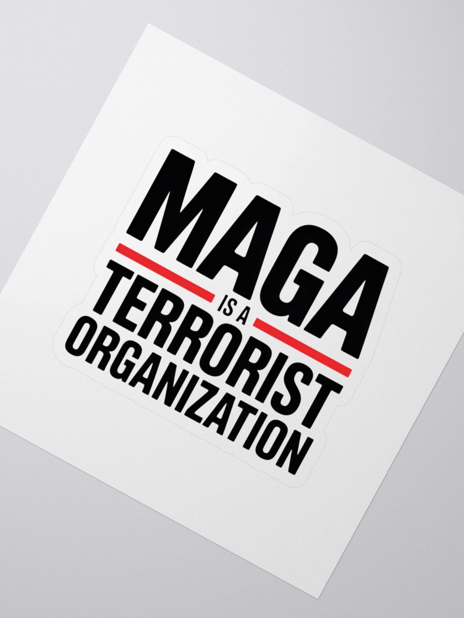 MAGA is a Terrorist Kiss Cut Stickers product image (2)