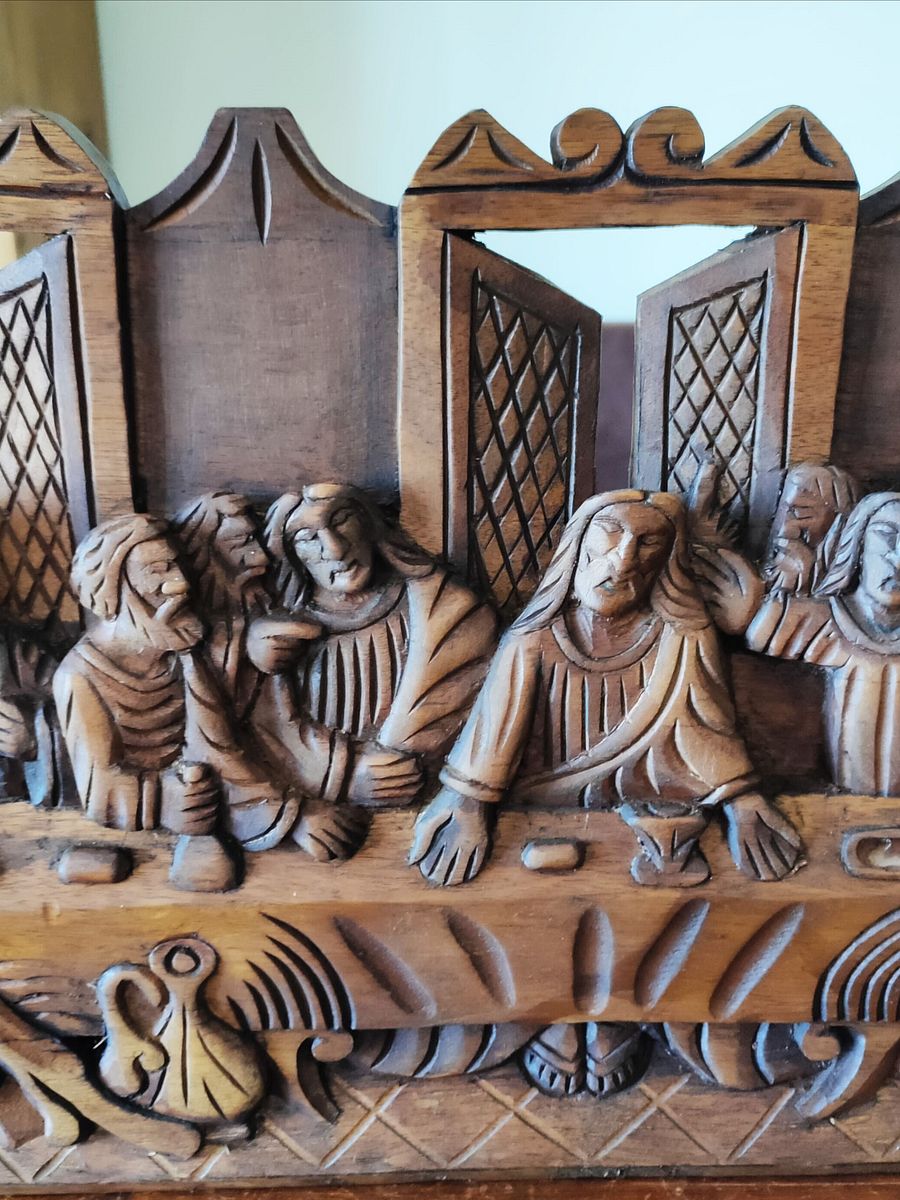Última Ceia de Cristo em Madeira - Peça Religiosa Majestosa com História Única product image (5)