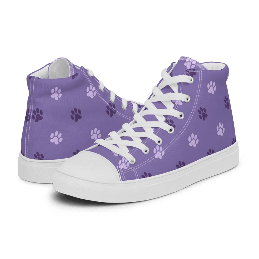 Women's Paw Print High Top Shoes product image (2)