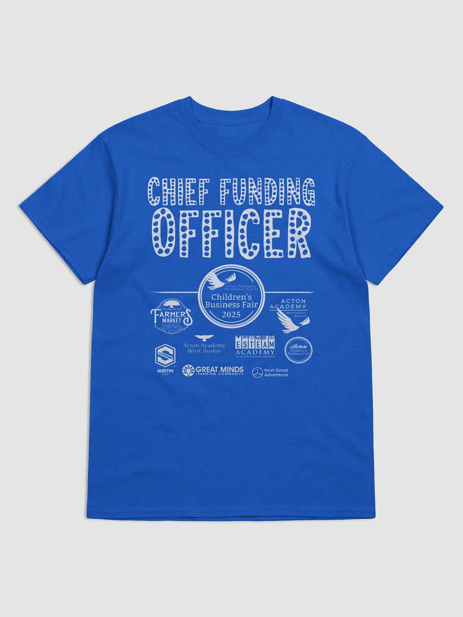2025 AANWA CBF Parent T-Shirt - CHIEF FUNDING OFFICER (Adult Size) product image (1)