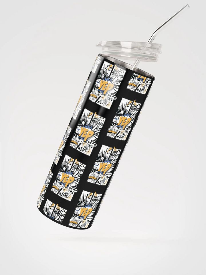 Shac-oholics Comic Blast Tumbler - Golden Yellow 
