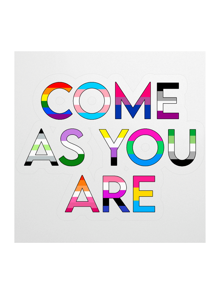 Come As You Are sticker product image (1)
