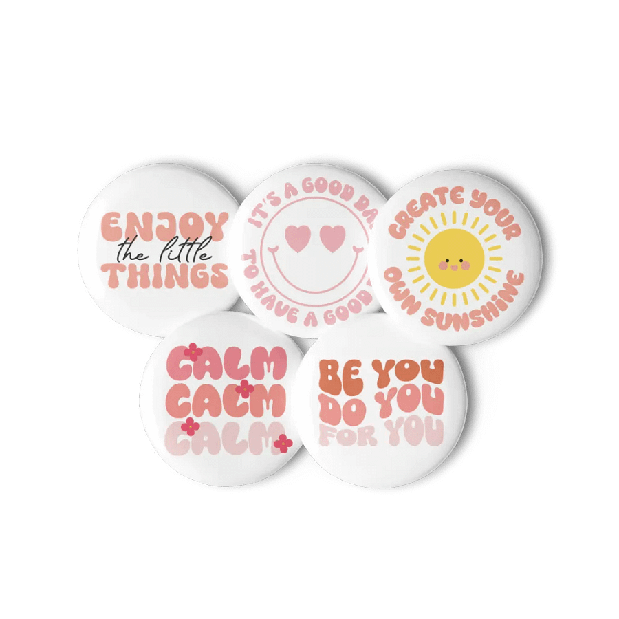 Motivational Mantra Pin Set product image (11)