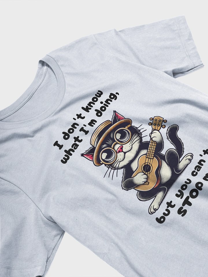 Whimsical Cat Serenade Tee product image (2)