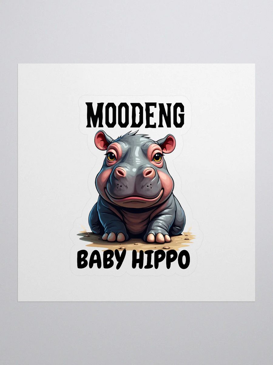 Moodeng Baby Hipo Sticker product image (1)
