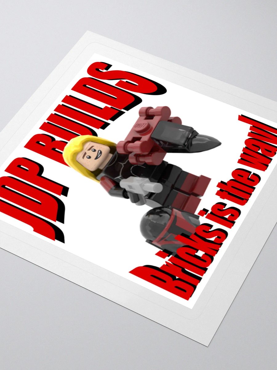 JDP Builds Bricks is the way! Stickers product image (7)