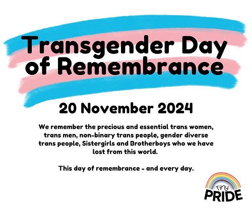 Today has been a day of deep reflection on this, the annual Transgender Day of Remembrance.

We have a strong and absolutely ...