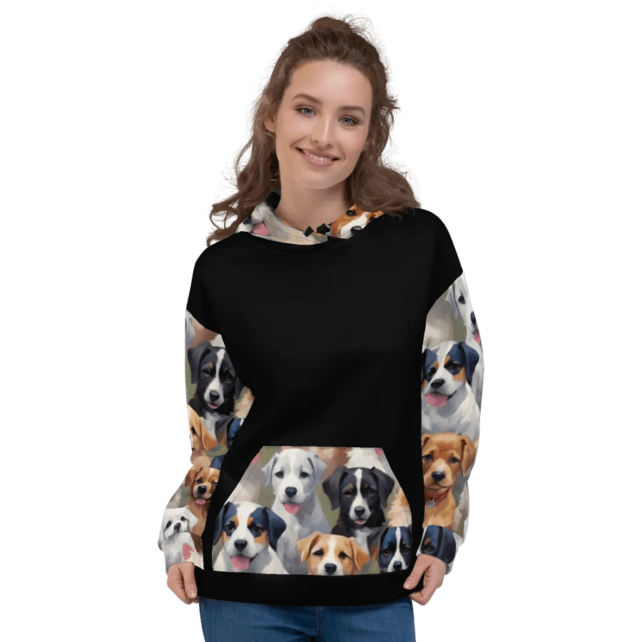 Paw-some Pup Parade Unisex Hoodie product image (3)