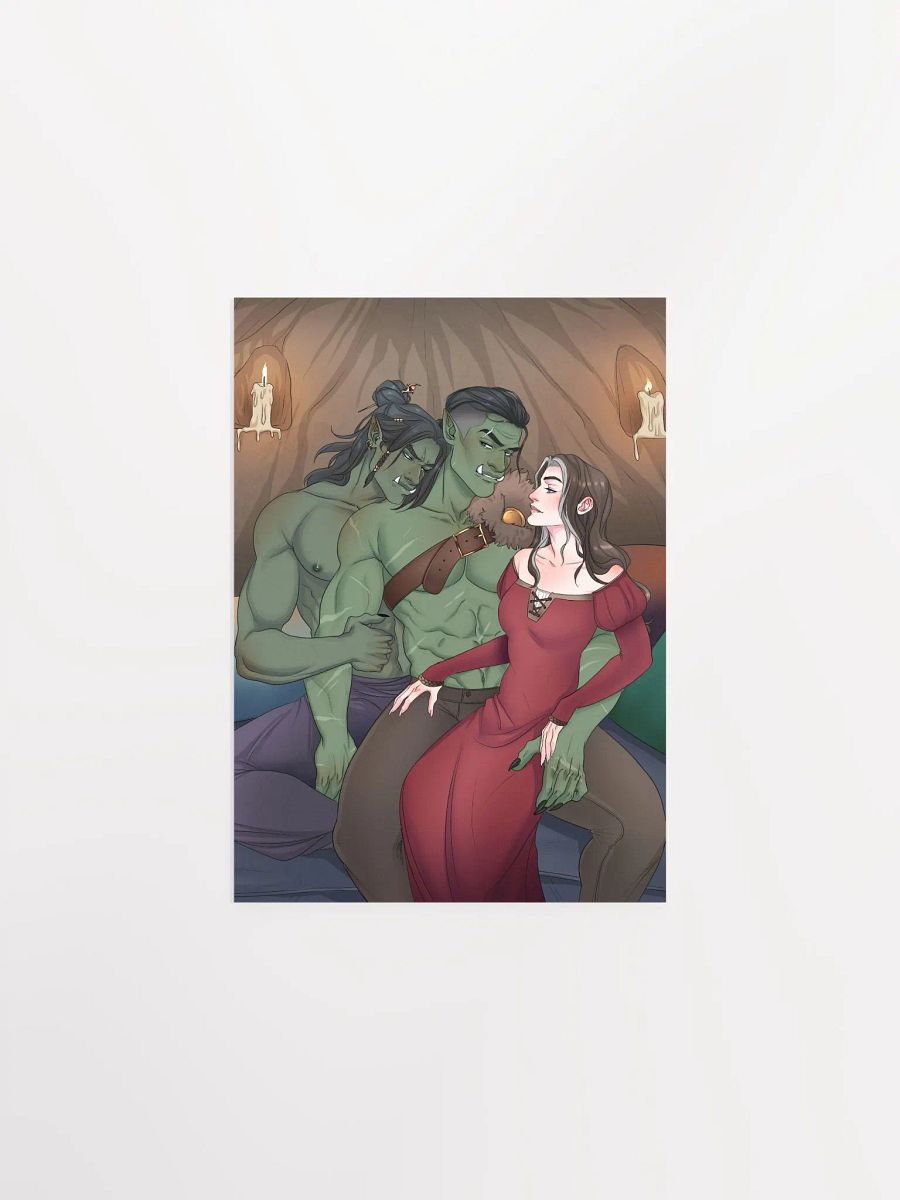 The Widow and the Orcs Art Print, by Bloodwrit product image (3)