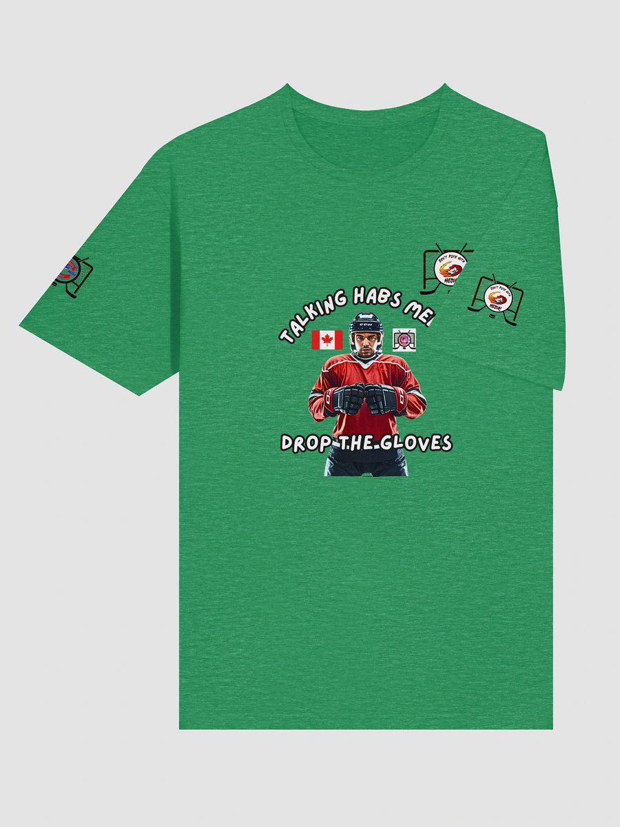 Talking Habs "Drop the Gloves" White Design T-Shirt product image (6)