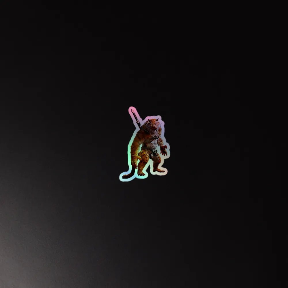 Bloody Hell Holo Sticker GJX product image (4)