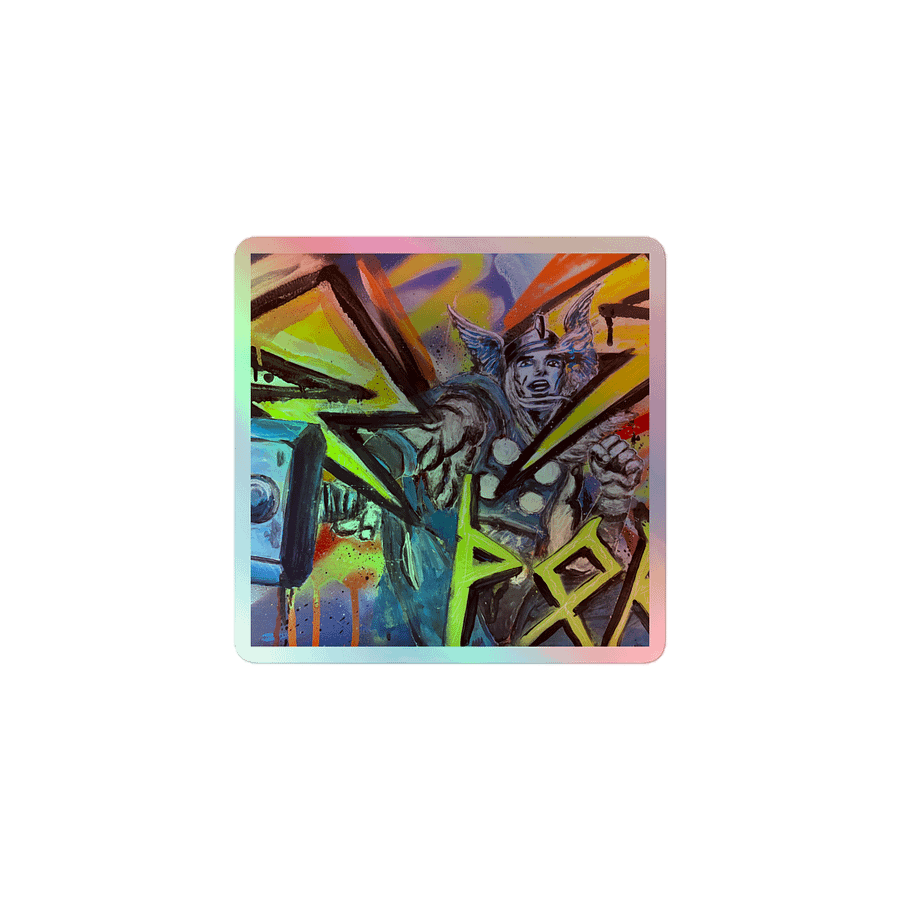 Thor Thunder Bolts Holographic Sticker Sheet product image (1)