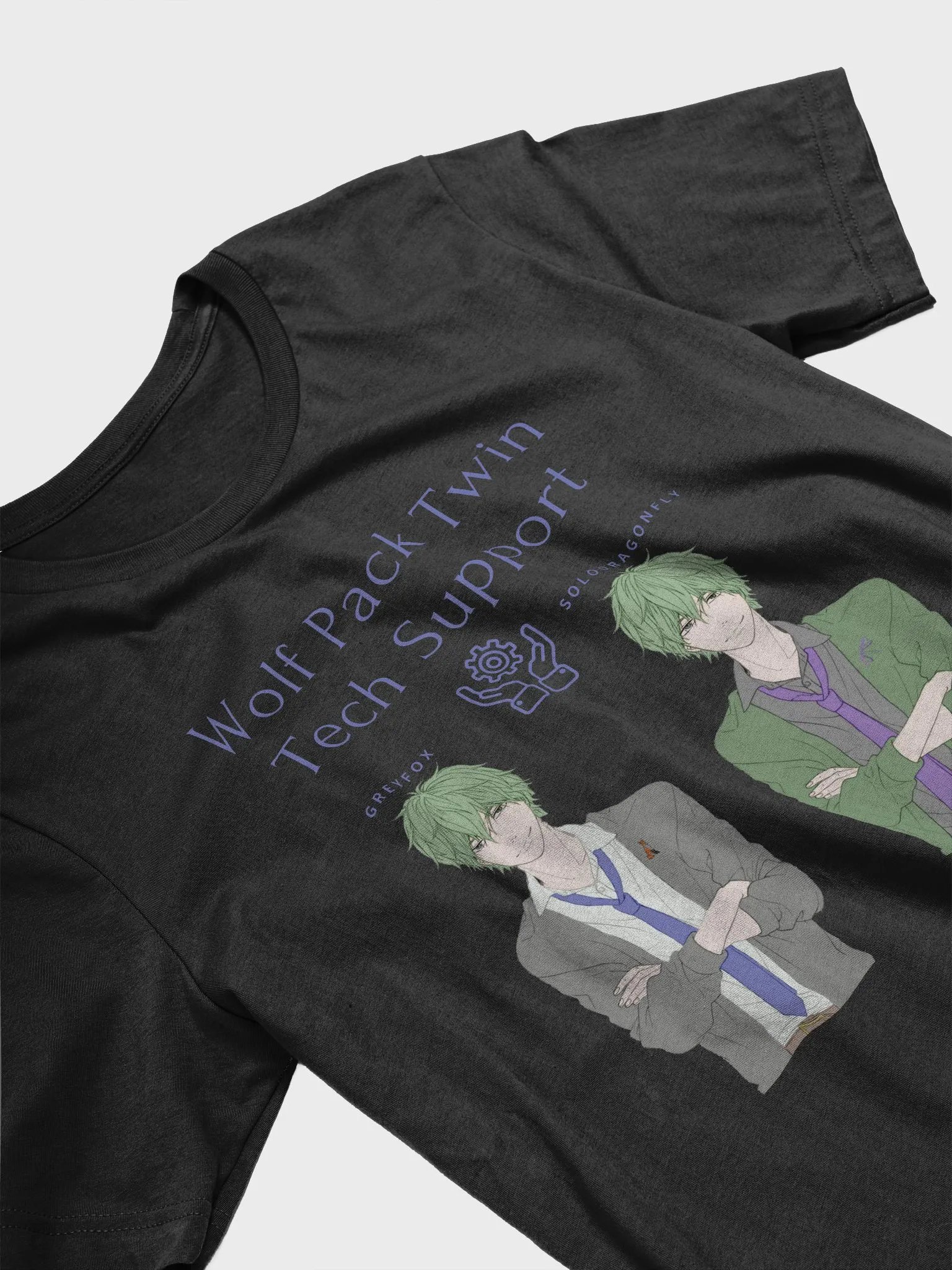 Wolf Pack Twin Tech Support Tshirt product image (25)