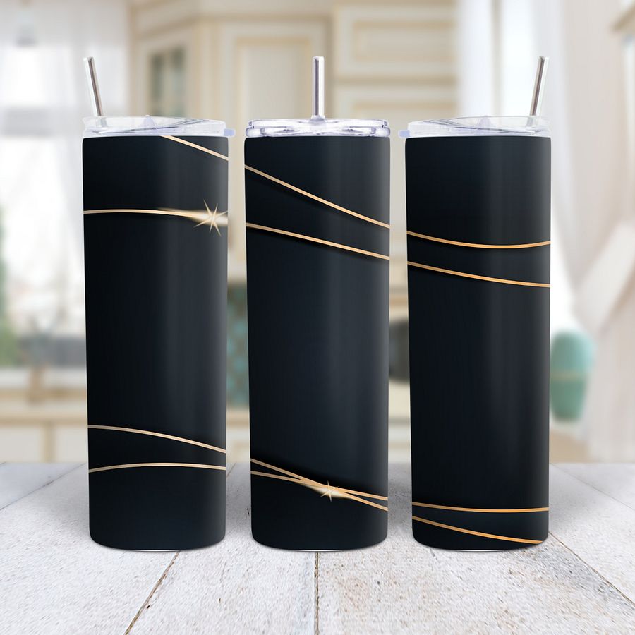 Royal Black Skinny Tumbler Wrap product image (2)