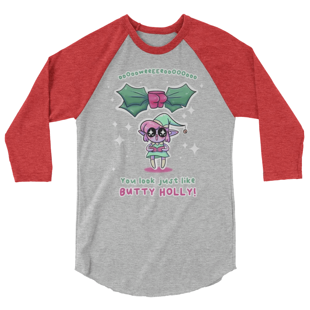 Butty Holly baseball tee product image (2)