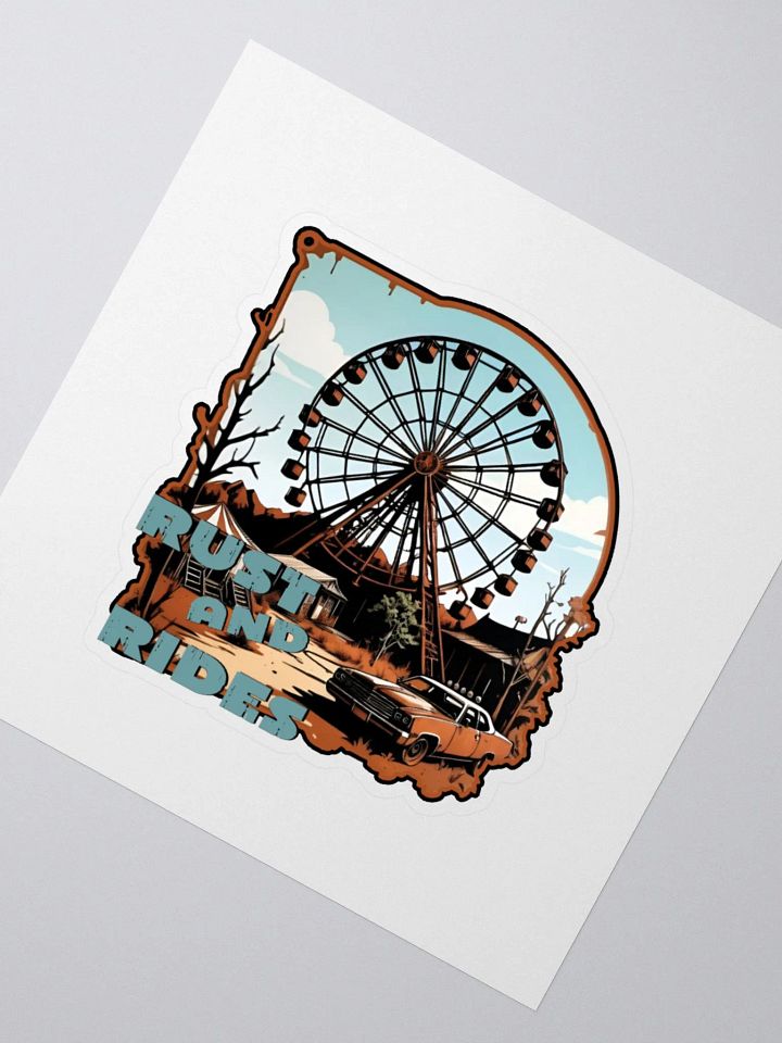 Rust and Rides - Kiss Cut Sticker Collection product image (6)