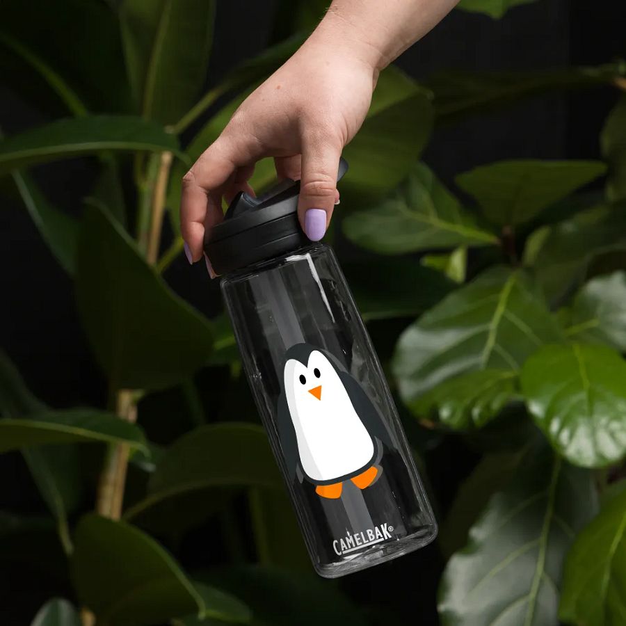 Fat Tux Water Bottle product image (5)