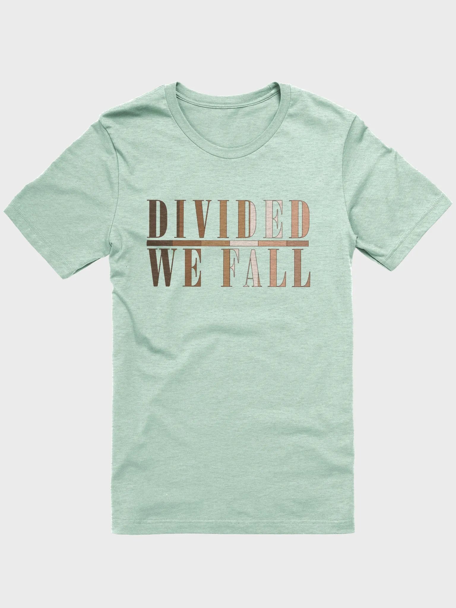 Divided We Fall - Skin Colour Two - Bella+Canvas Supersoft T-Shirt product image (2)