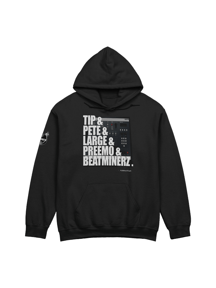 Greatest Hip Hop Producers Hoodie (Q-Tip Abstract, Pete Rock, Large Pro, DJ Premier, Beatminerz) product image (1)