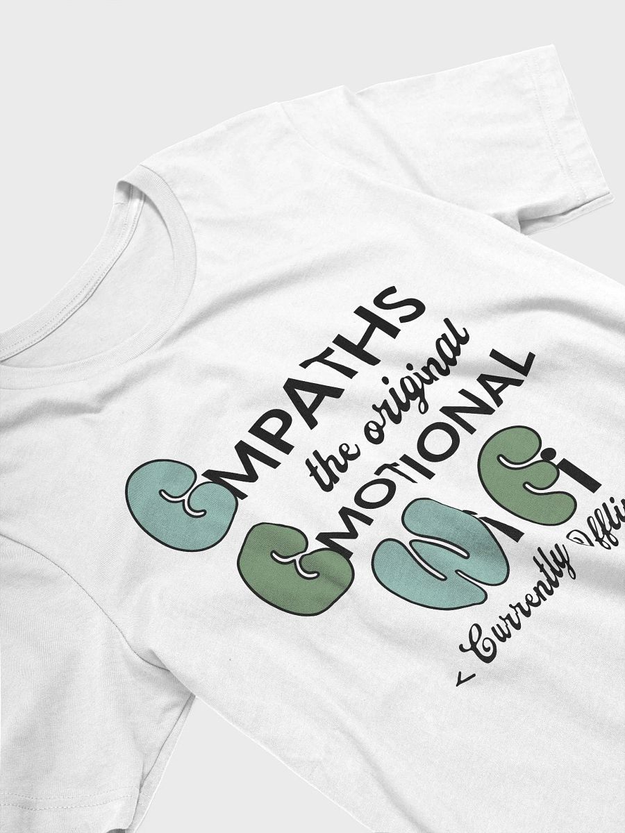 Funny Sarcastic 'Empath are Emotional Wi-Fi Offline' T-Shirt product image (4)