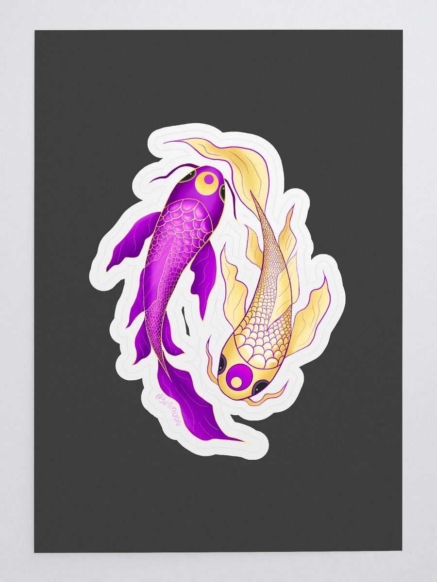 Moonie Koi STICKER 5.83″ × 8.27″ product image (3)