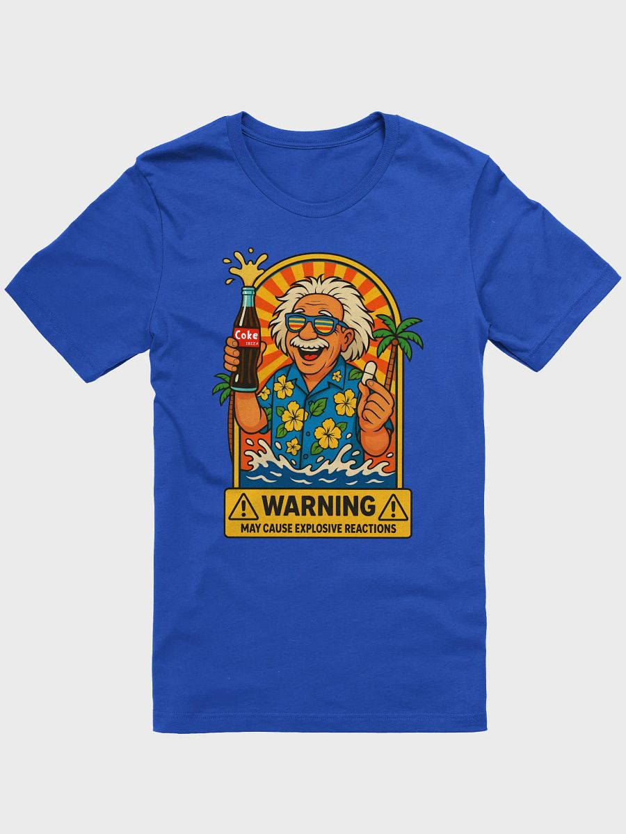 Einstein Pill / Mentos Ibiza Party Tee - Funny Pun Meme T-Shirt product image (3)