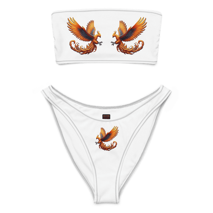 Mythical Firebirds All-Over Bandeau Bikini product image (1)