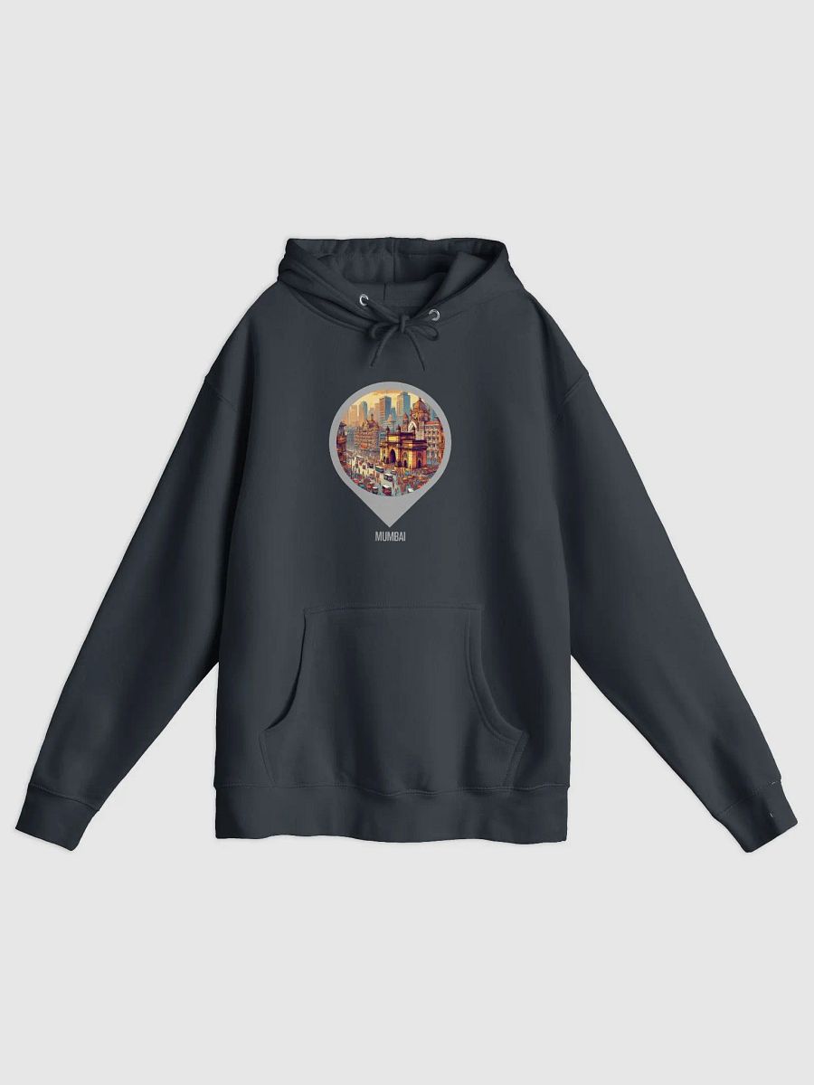 Cityscape Dreams Premium Hoodie | AI Design: Mumbai, Indien product image (2)