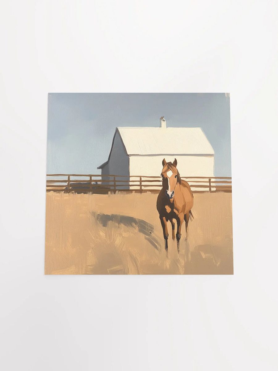 Modern Farmhouse: Brown Horse VI Art Print product image (4)