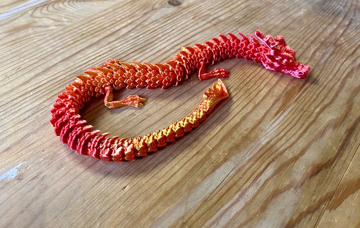 3D Printed Colour Changing Dragon product image (1)
