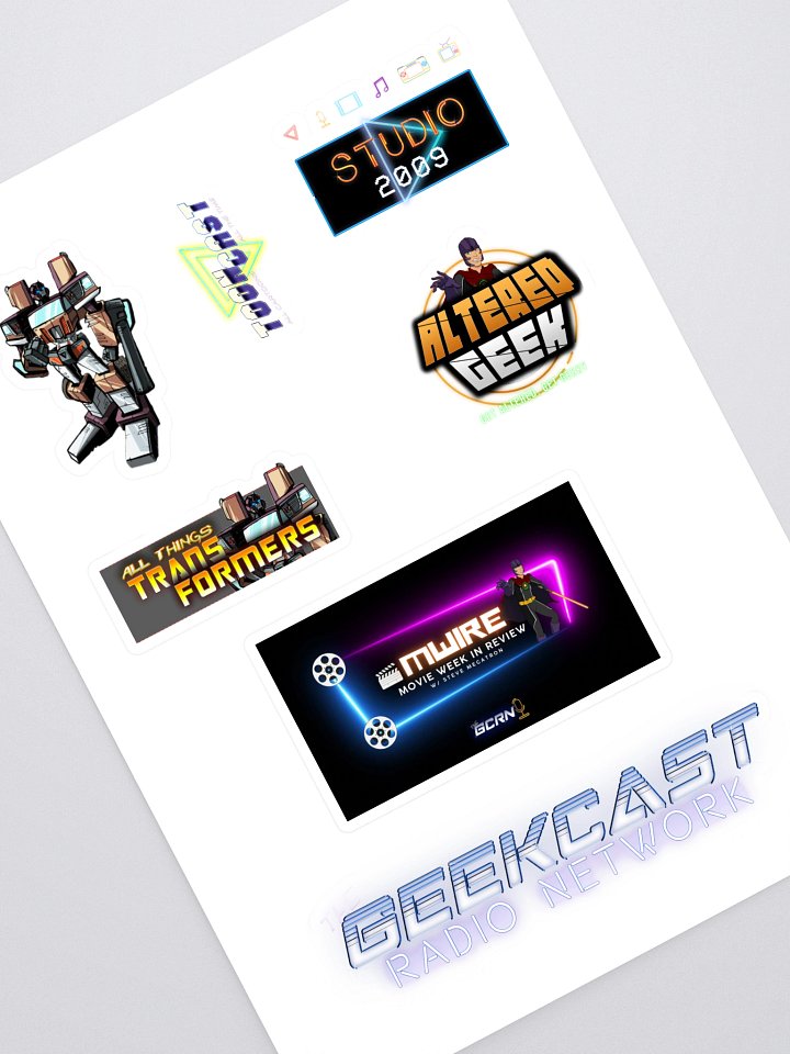 Geeky Podcast Stickers product image (1)