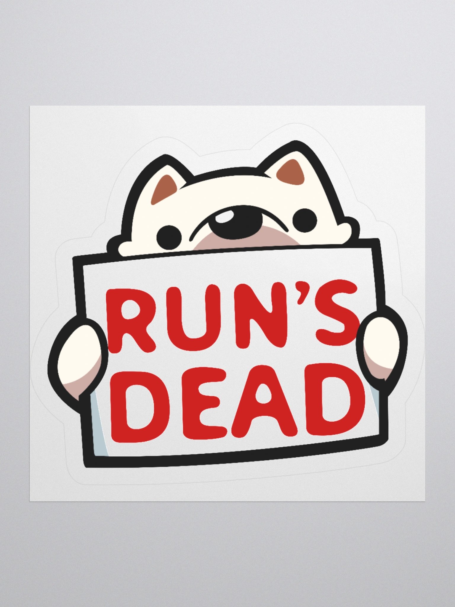 Run's Dead Sticker OG Edition product image (2)