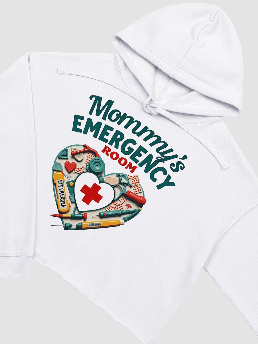 Mommy's Emergency Room Crop Hoodie product image (15)