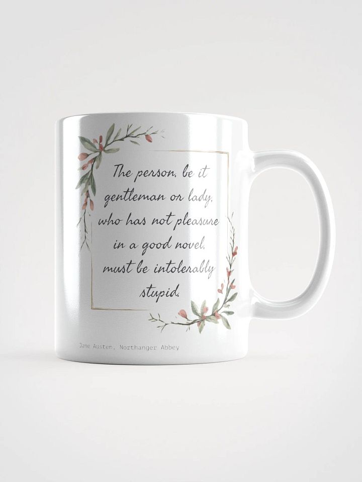 Pleasure in a Good Novel Austen Mug product image (2)